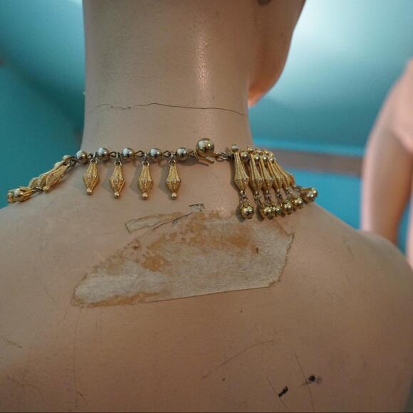 VINTAGE DESIGNER gorgeous collar necklace - Picture 2 of 2